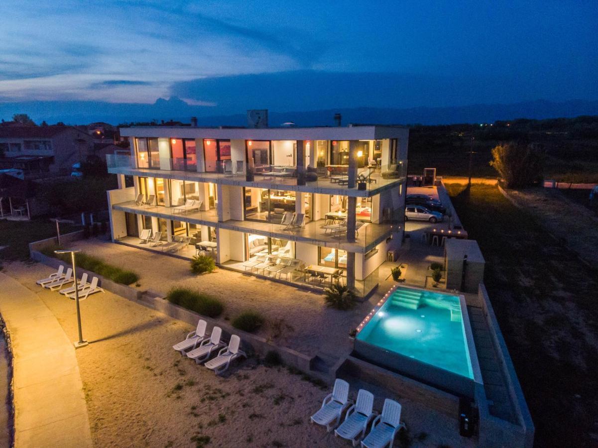 Jamc Dream Familientraum Direkt Am Meer Mit Beheiztem Pool Privlaka  Exterior photo