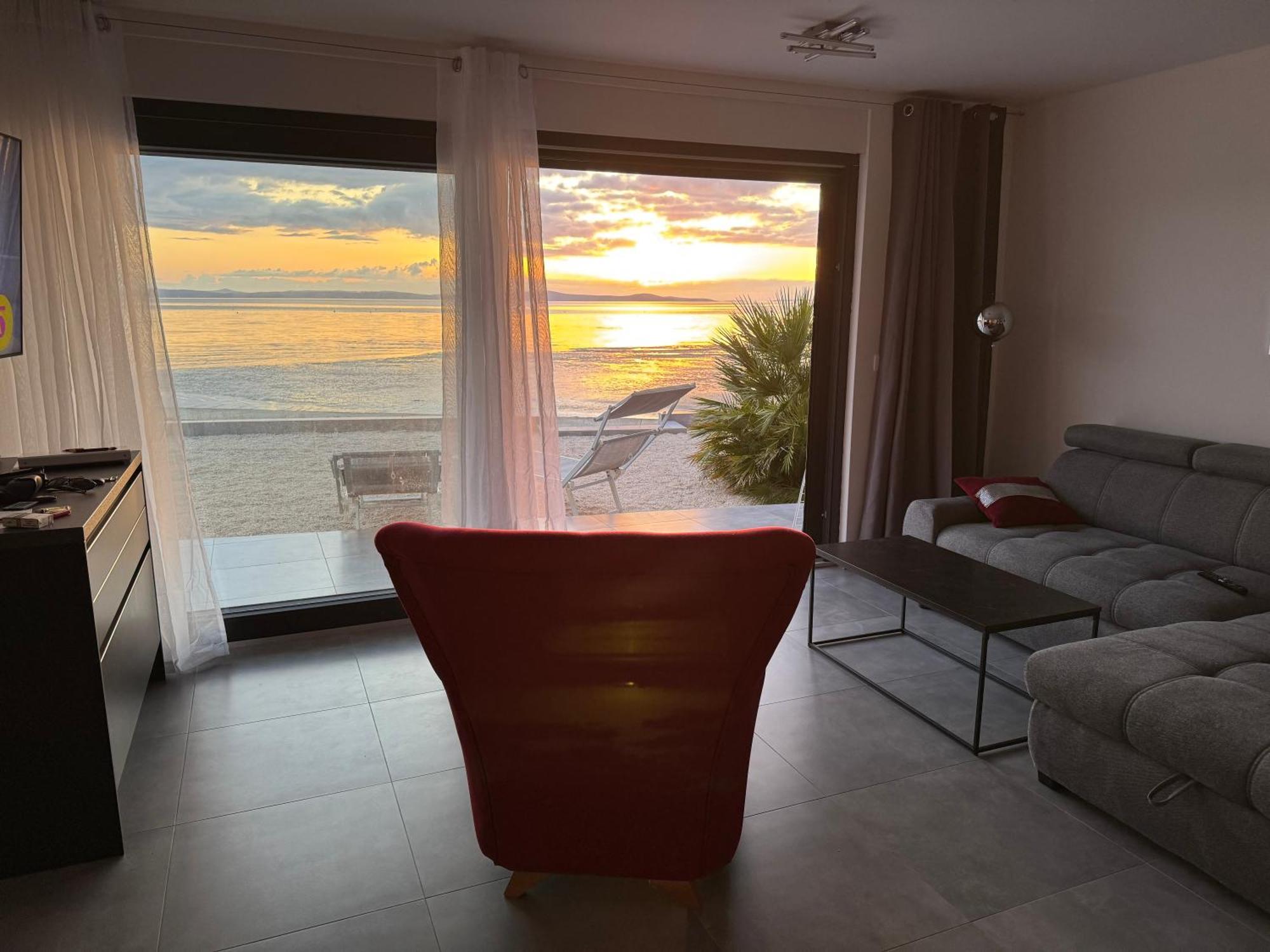 Jamc Dream Familientraum Direkt Am Meer Mit Beheiztem Pool Privlaka  Exterior photo
